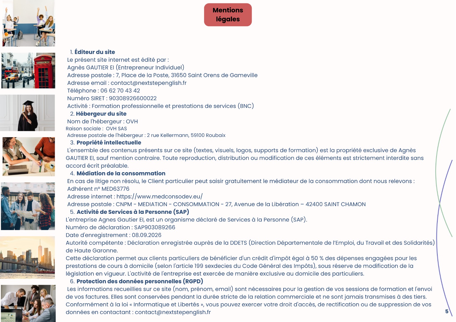 Mentions Légales